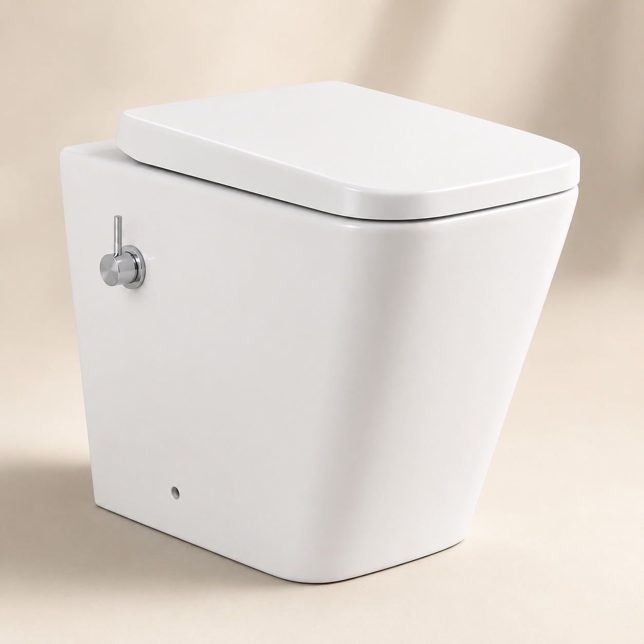 103S Square Short-Projection Back-to-Wall Bidet Toilet