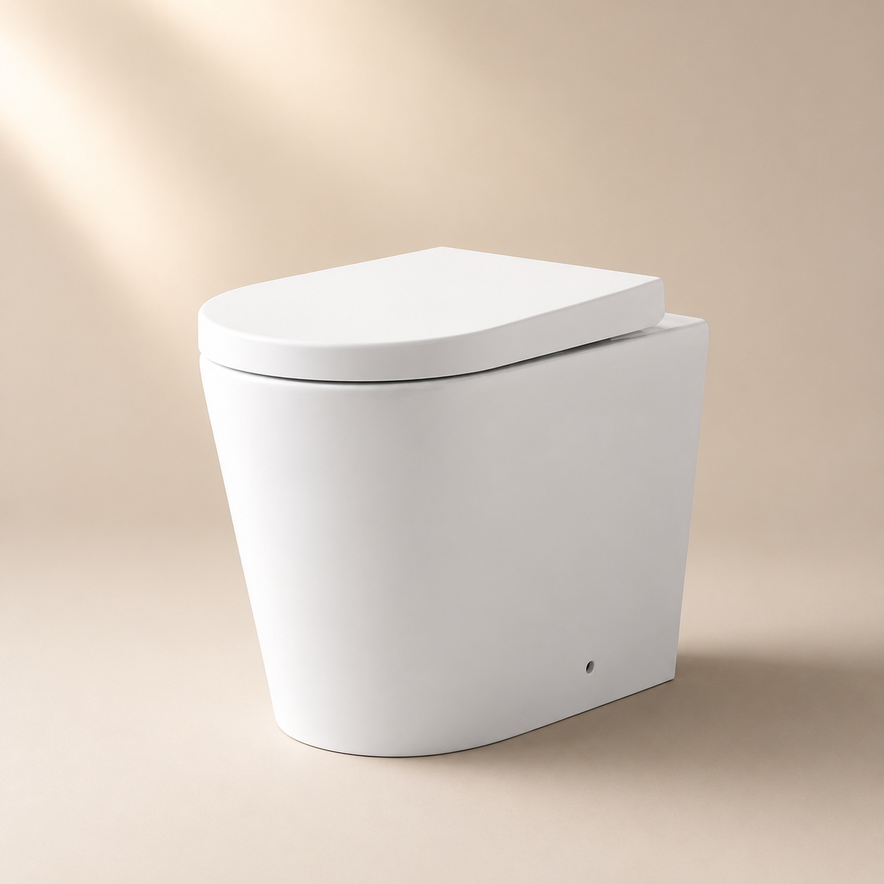 102S Round Short-Projection Back-to-Wall Toilet with Soft-Close Seat