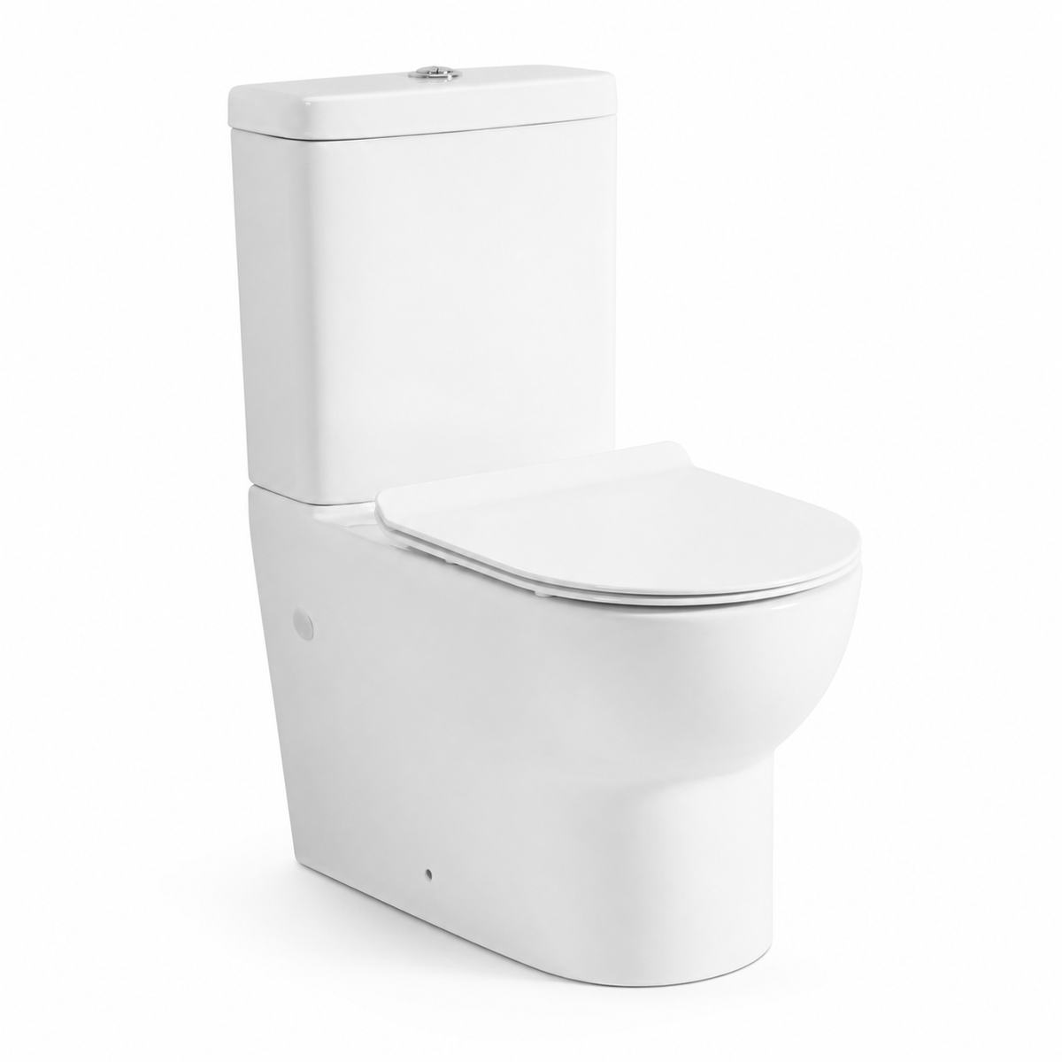 Round Close Coupled Soft-close Seat Toilet