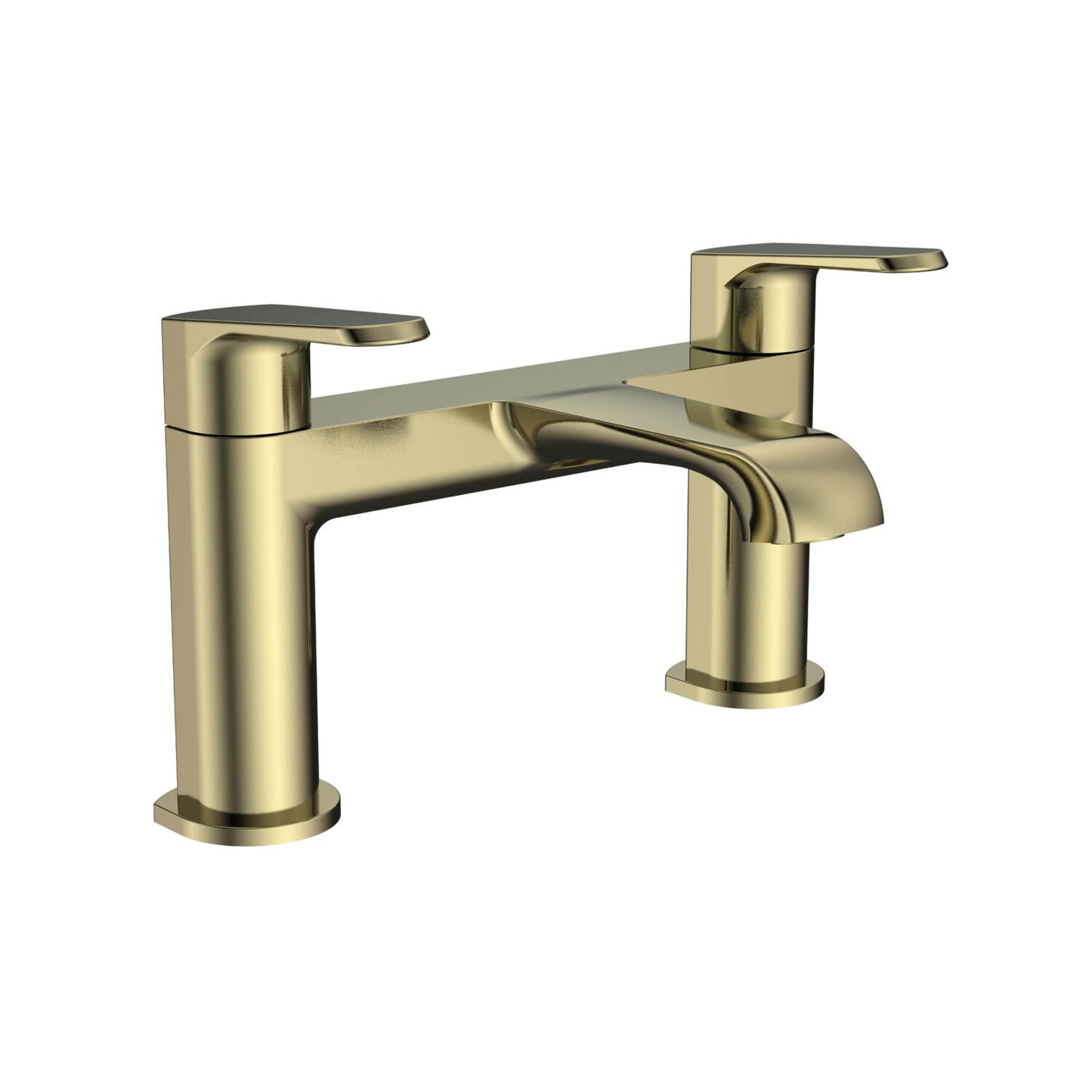Nevada Bath Filler Tap Brushed brass