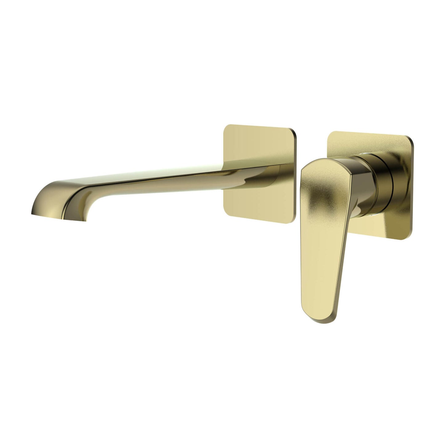 Nevada Wall Mounted Basin Mixer Tap Brushed Gold