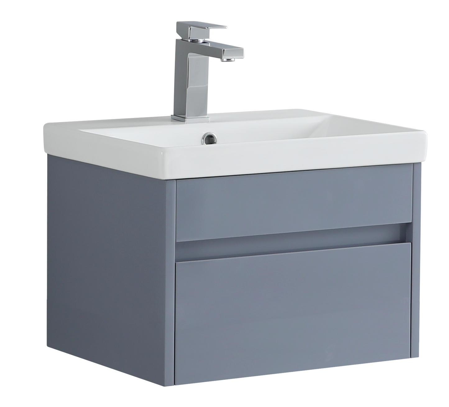 600 mm Wall Hung Vanity Unit with Deep Bowl Basin