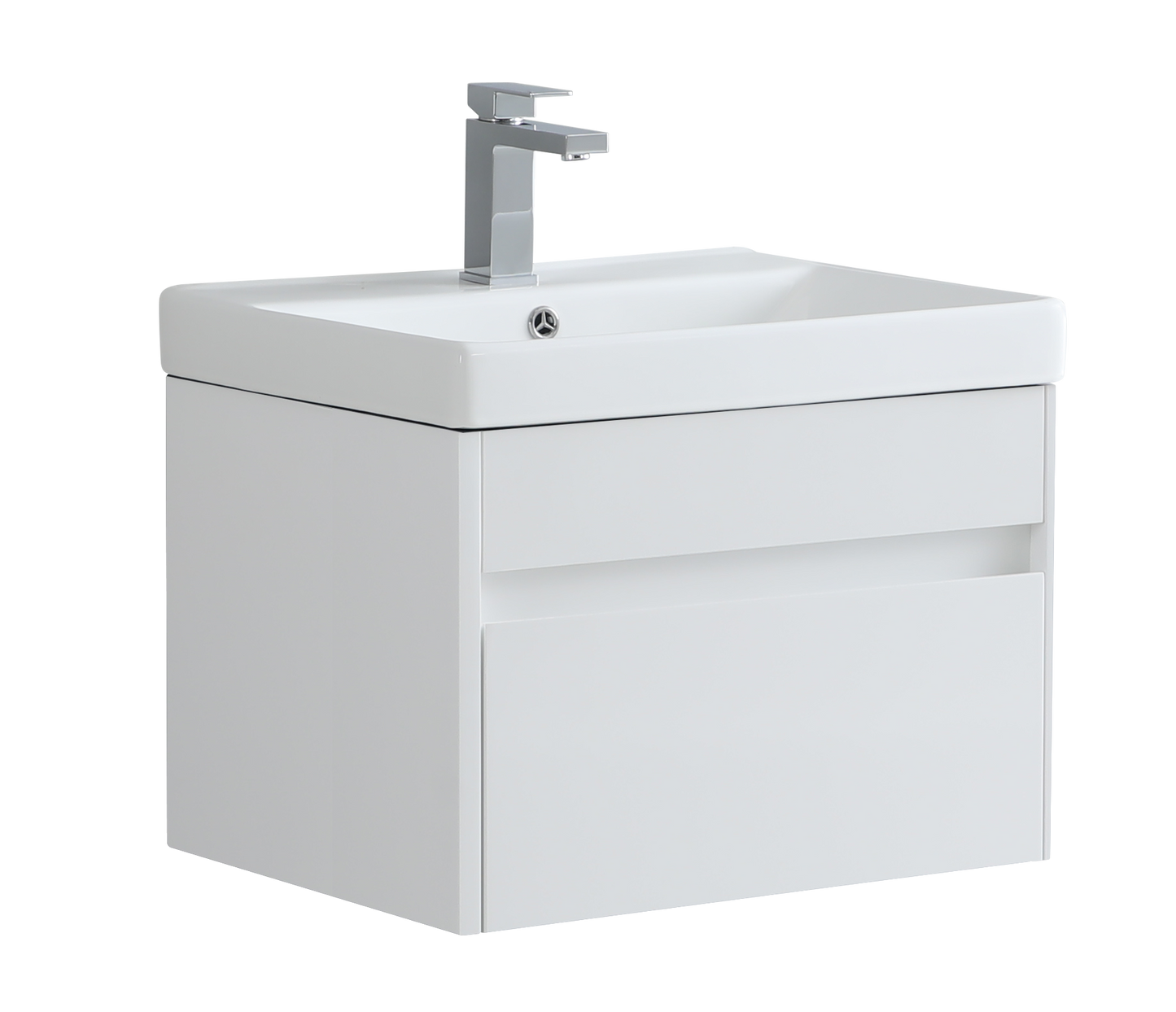 600 mm Wall Hung Vanity Unit with Deep Bowl Basin