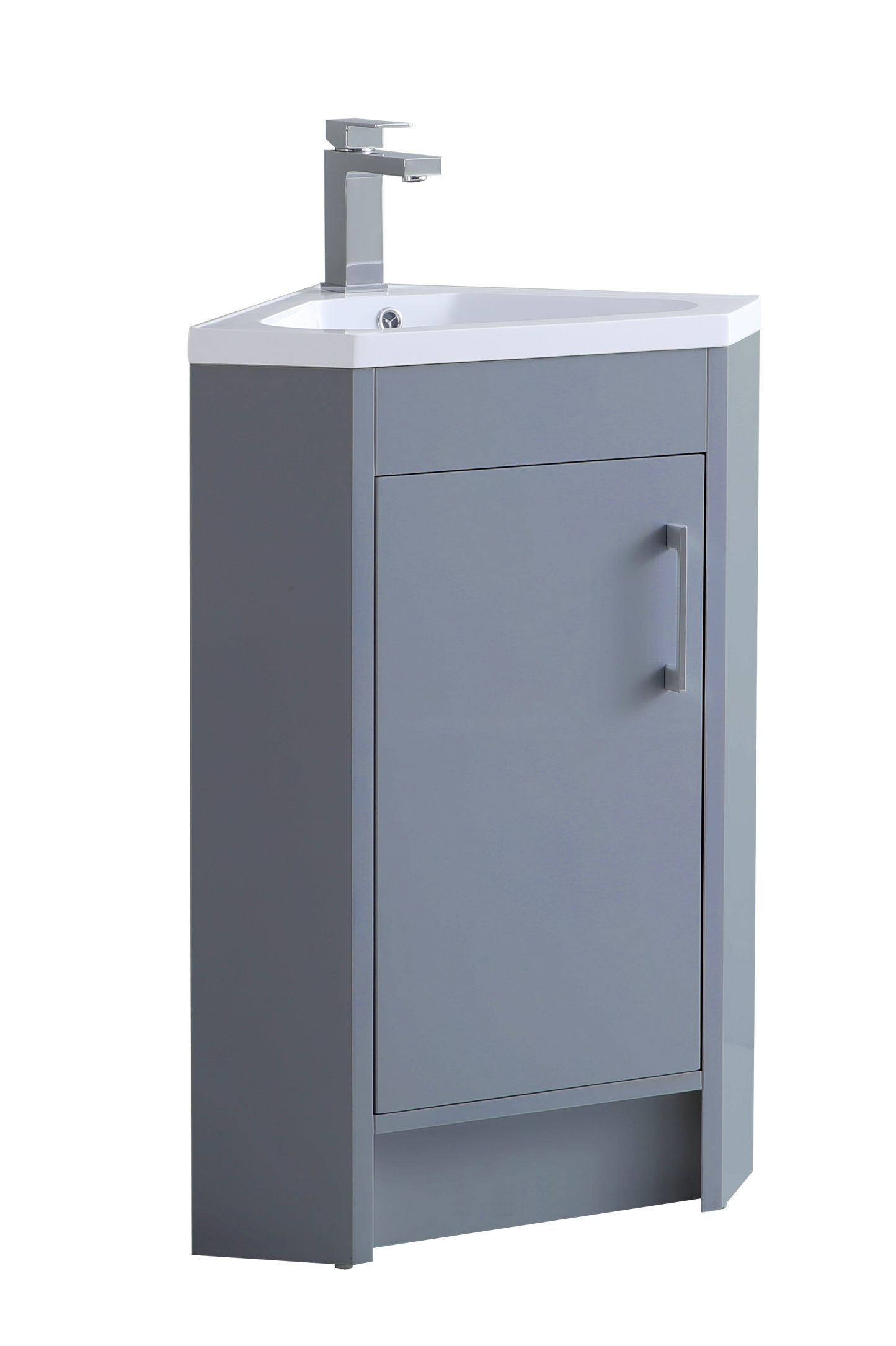 450 mm Corner Cloakroom Vanity Unit