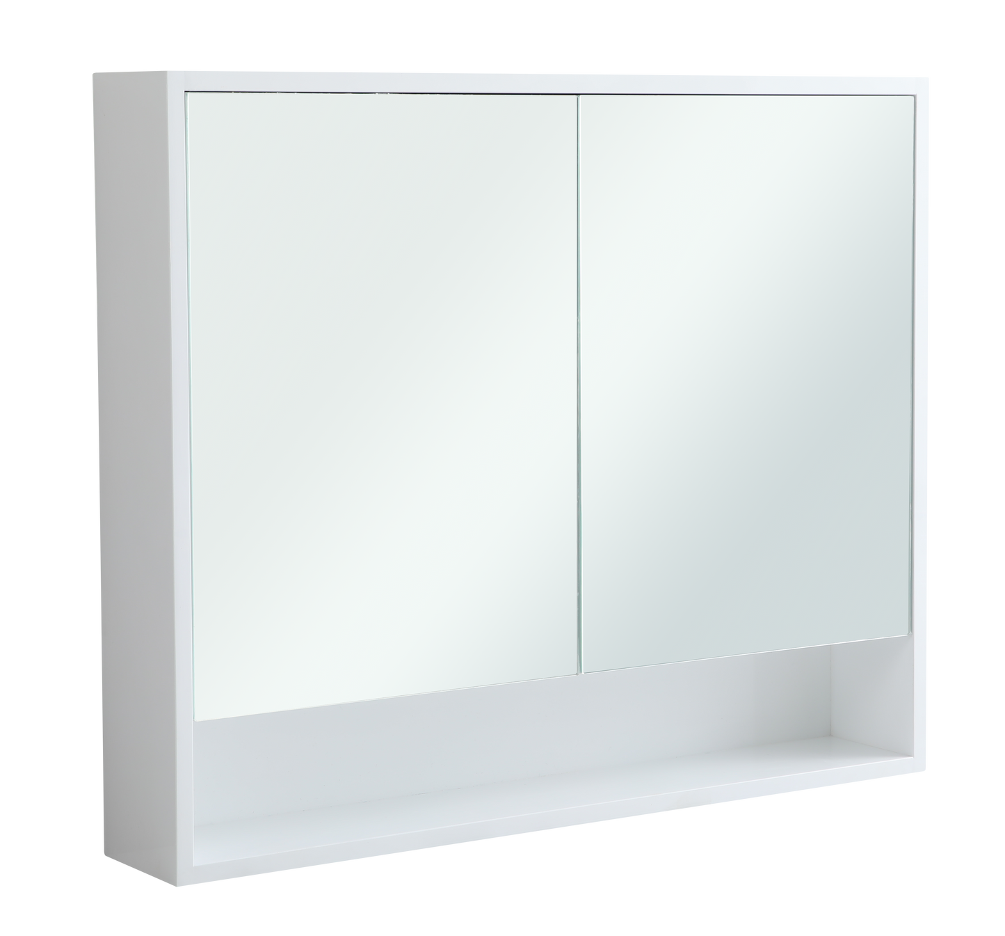 900mm Mirror Cabinet with Storage Space 2 Doors