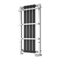 Ashen Heated Towel Rail H1000mm x W490mm
