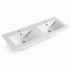 1200mm Double Bowl Slim Vanity Basin