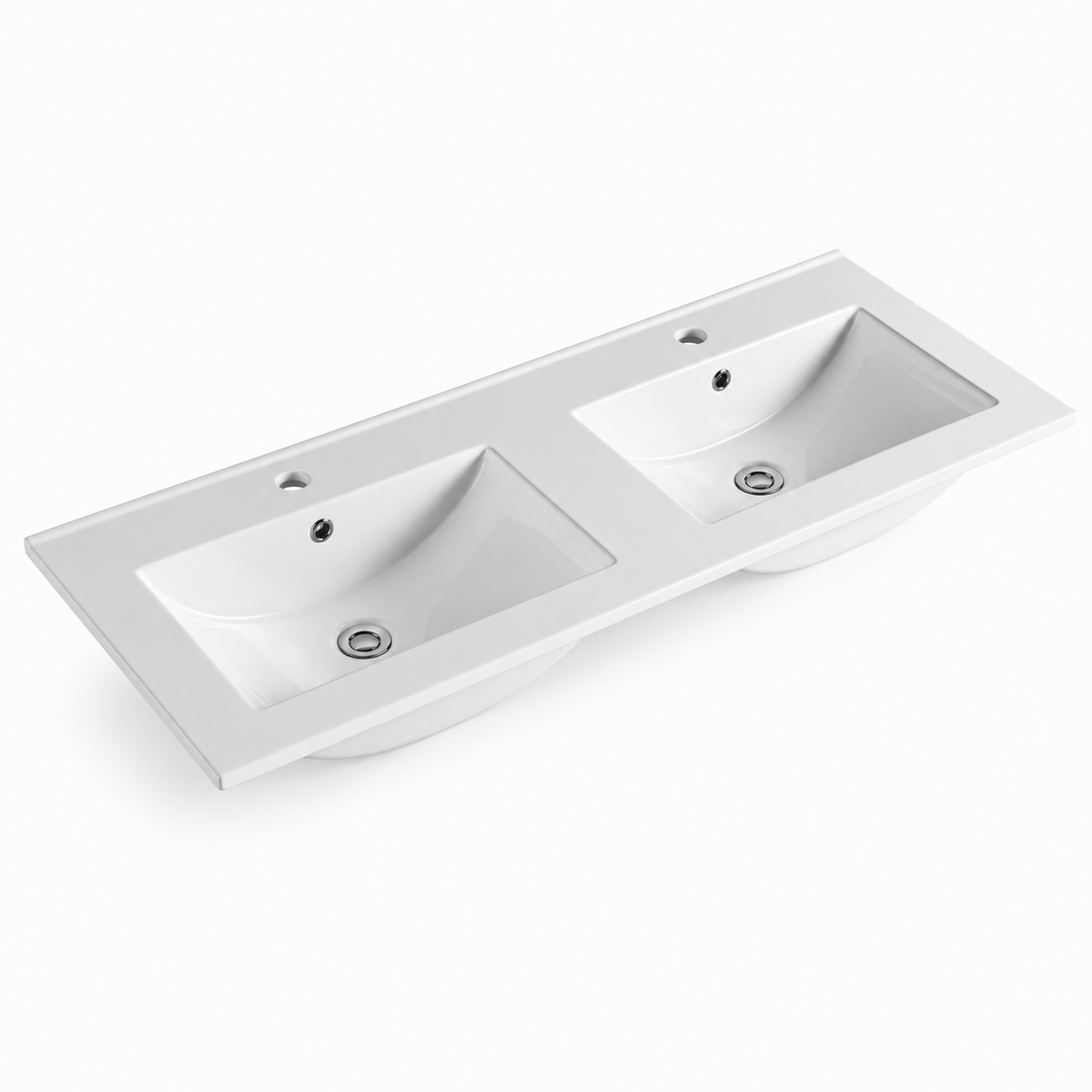 1200mm Double Bowl Slim Vanity Basin