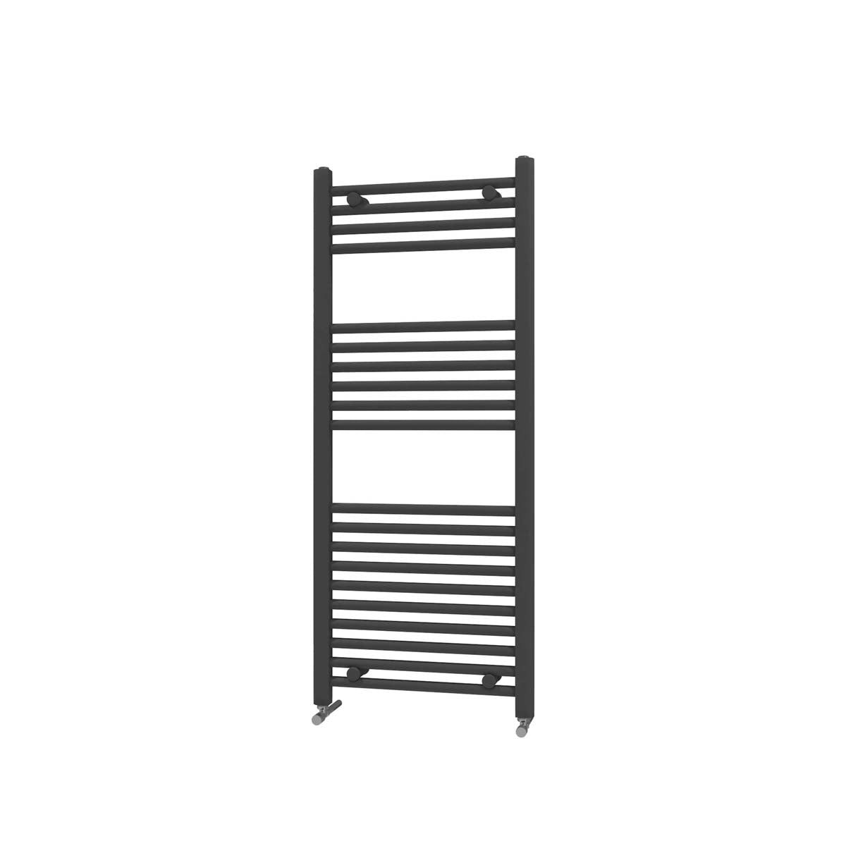 W400 x H1200 mm Heated Towel Rail Black Mat