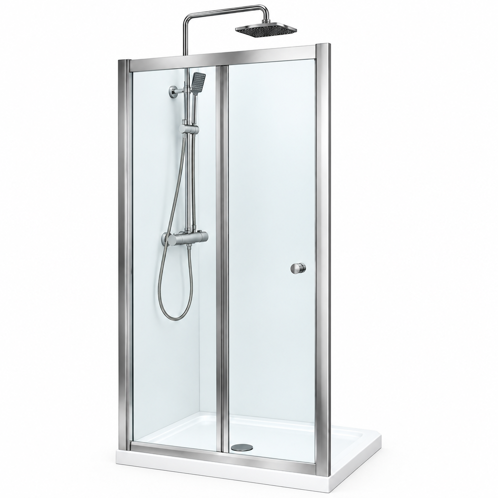 Alexa 6 mm Bifold Shower Door 1200mm x 1900mm High