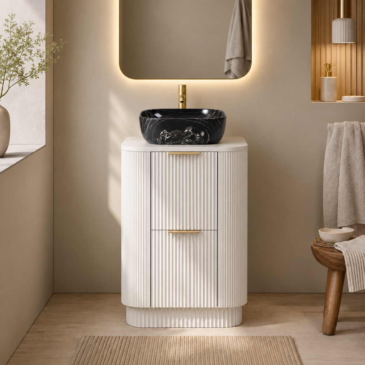 Round or Oval shape countertop basin