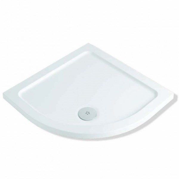 900mm x 900mm Eco-Stone Offset Quadrant Left Hand Shower Tray