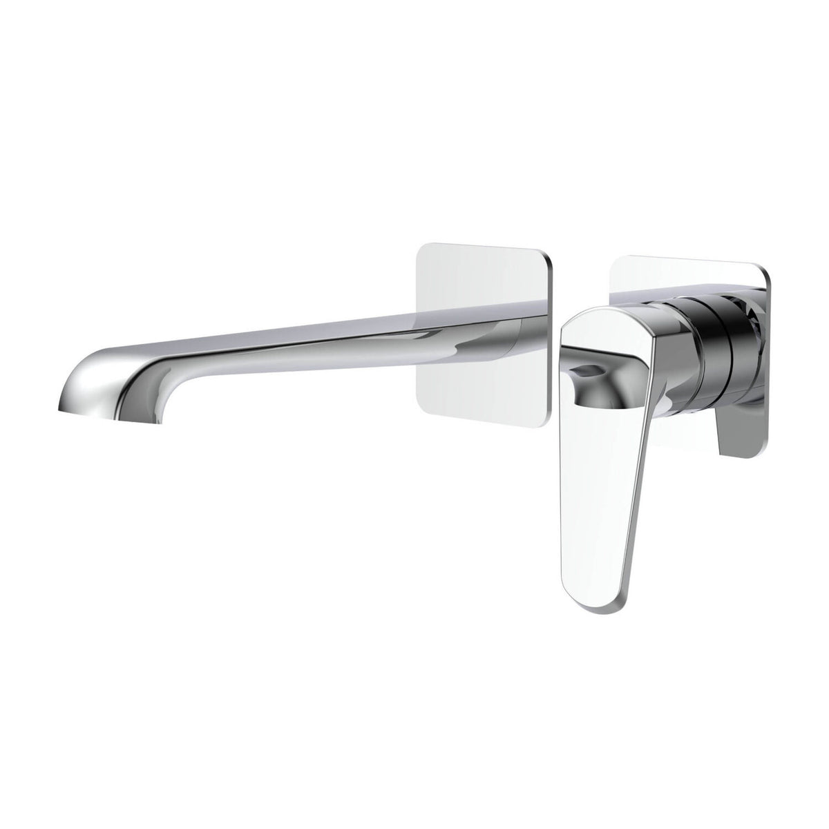 Nevada Wall Mounted Basin Mixer Tap Polished Chrome