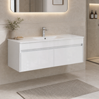 1200mm Wall-Hung Vanity Unit with Ceramic Basin