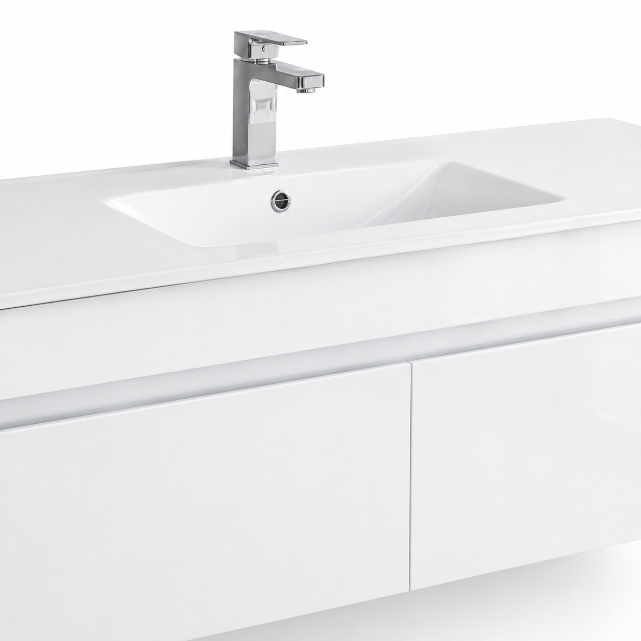 1200mm Wall-Hung Vanity Unit with Ceramic Basin