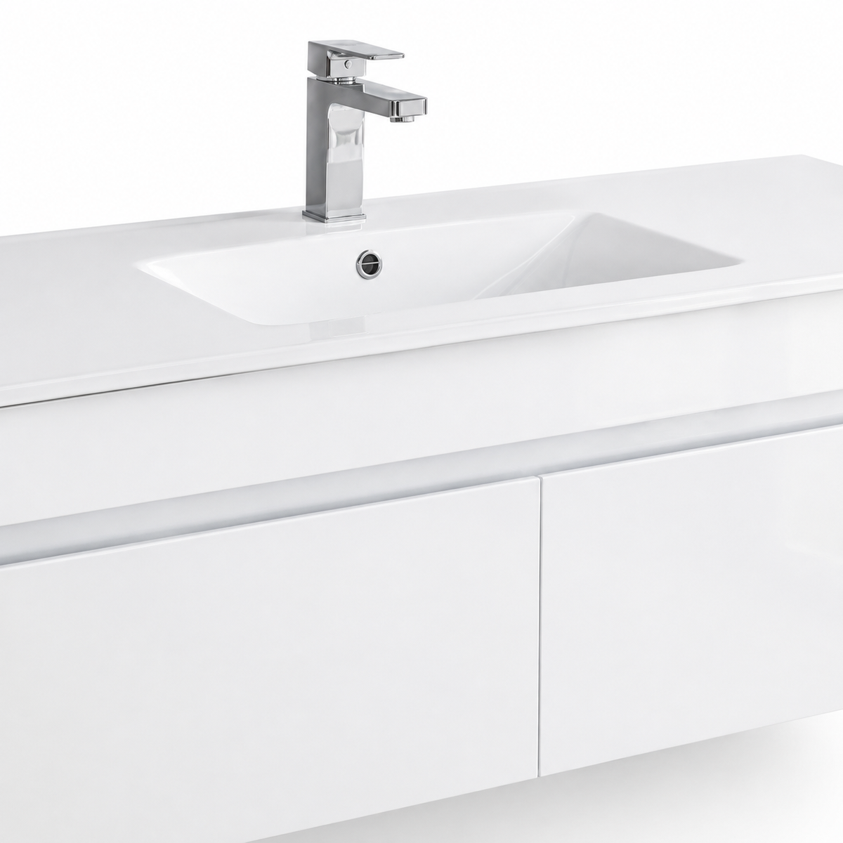1200mm Wall-Hung Vanity Unit with Ceramic Basin