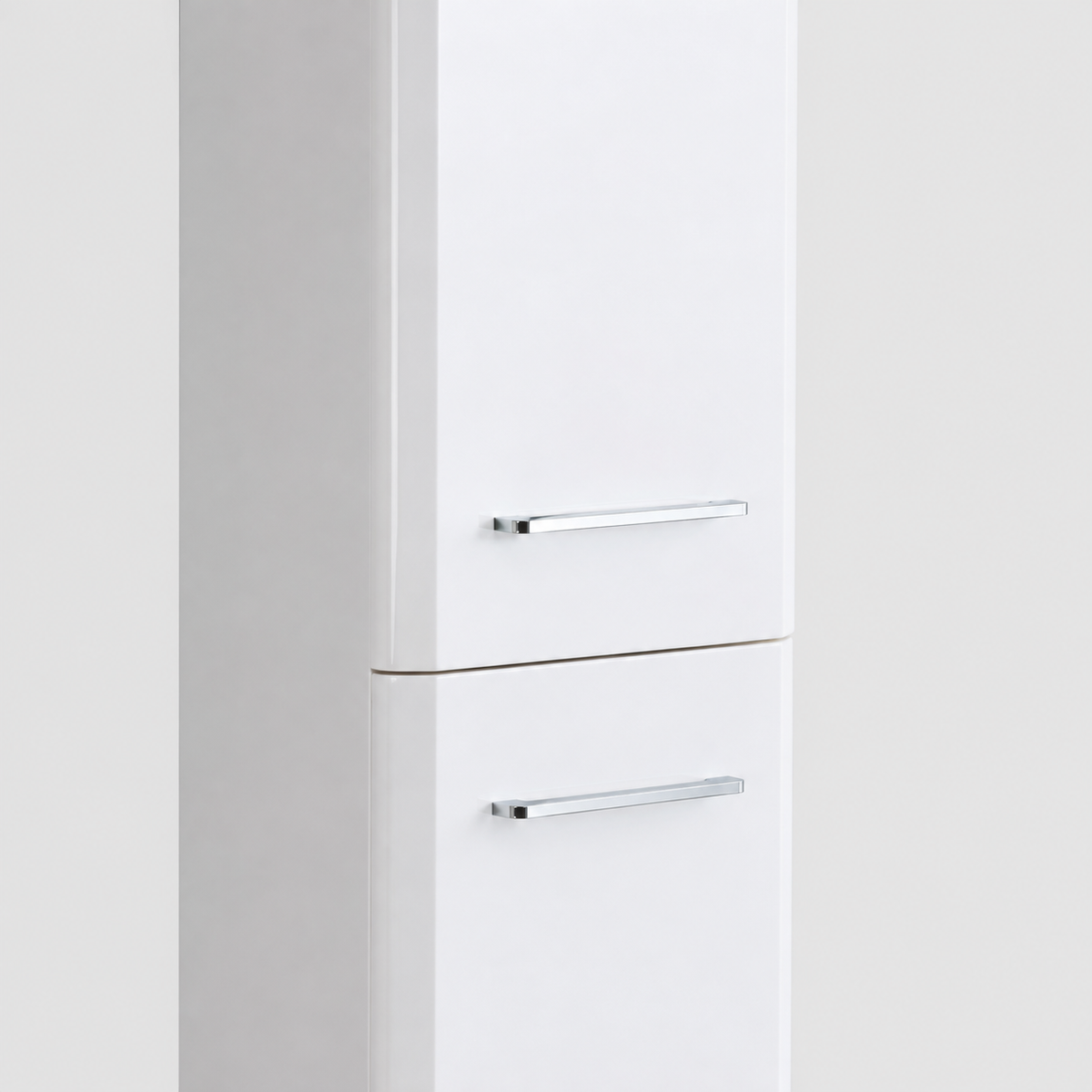 300mm Slim Wall Hung Tall Bathroom Cabinet