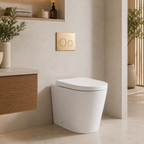 Round Short-Projection Back-to-Wall Toilet with Soft-Close Seat