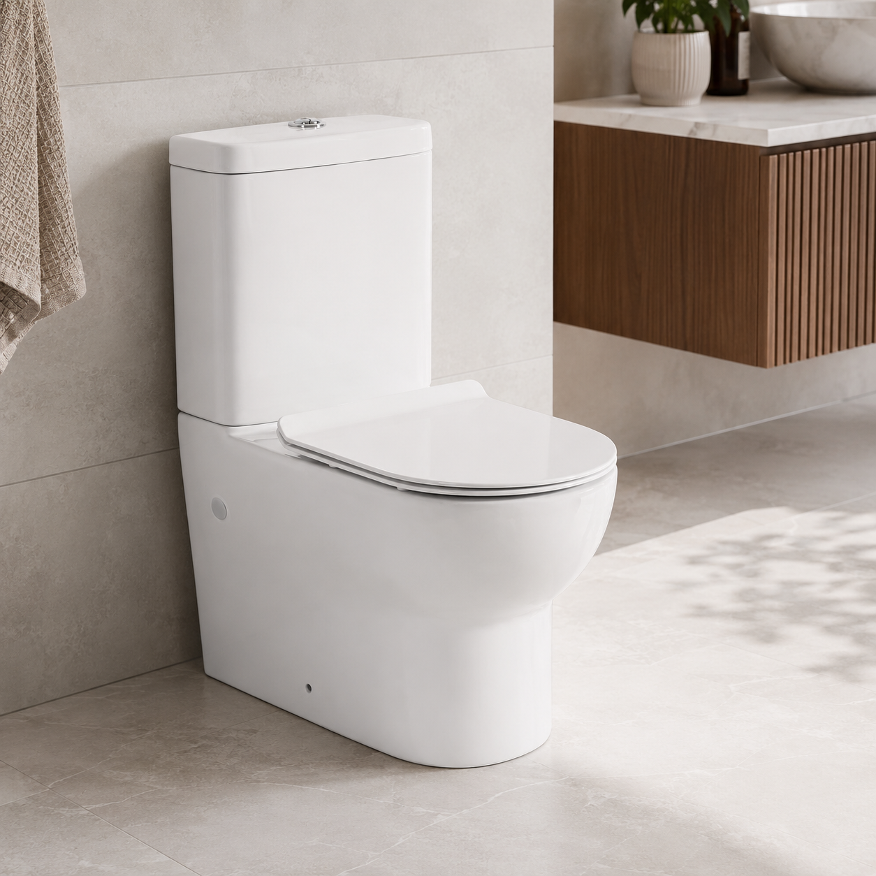 005 Round Close Coupled Toilet