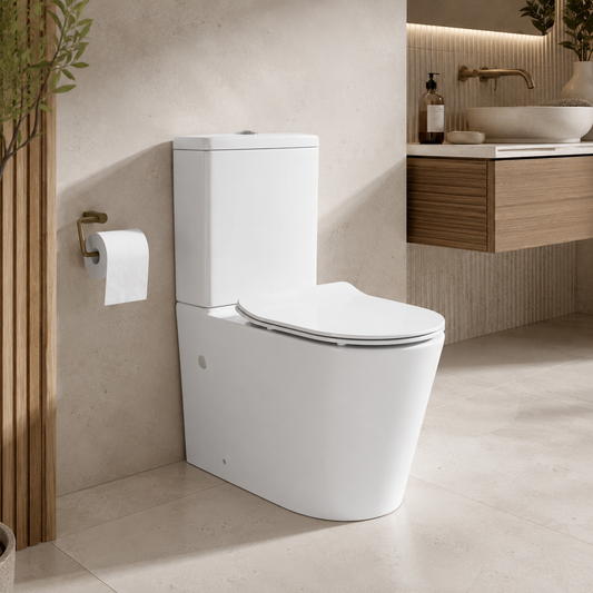 022R Rimless Close Coupled Toilet