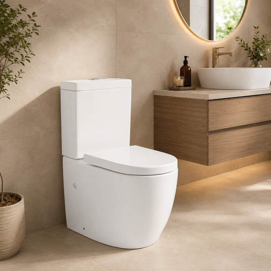 Round Close Coupled Toilet