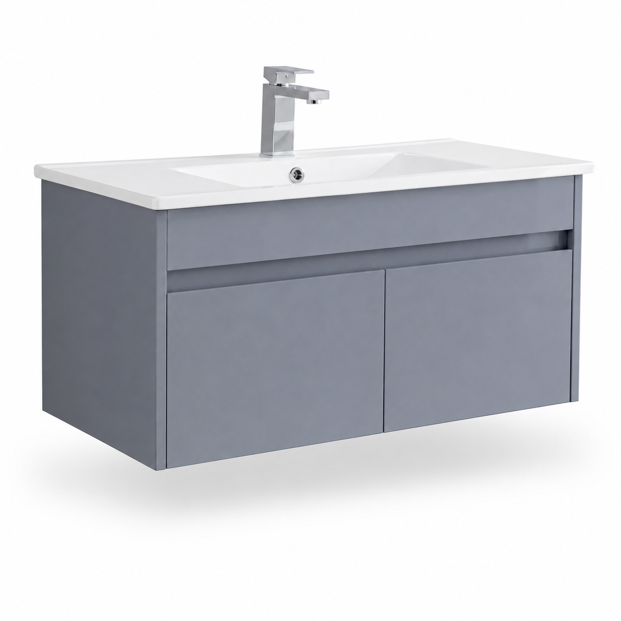 900mm Wall-Hung Vanity Unit with Ceramic Basin