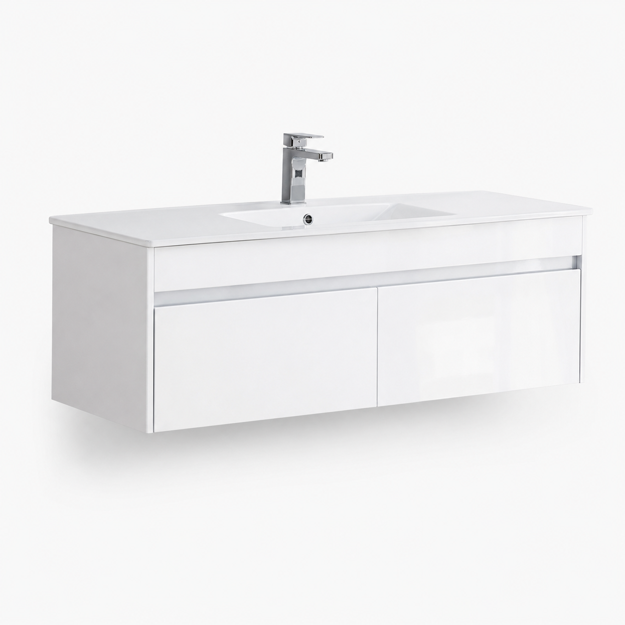 1200mm Wall-Hung Vanity Unit with Ceramic Basin