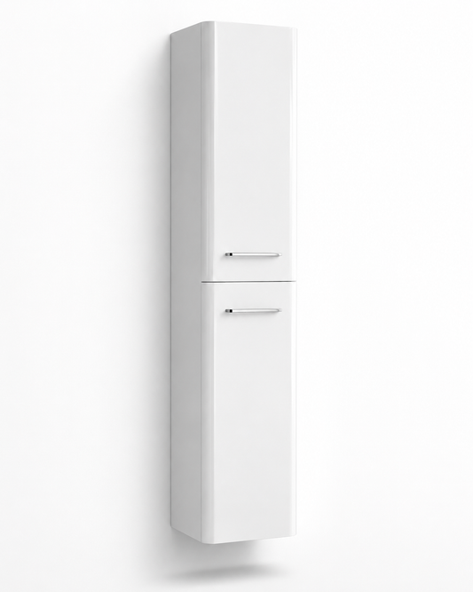 300mm slim Wall-Hung Tall Bathroom Storage Cabinet