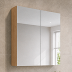 600mm Bathroom Mirror Cabinet in Oak