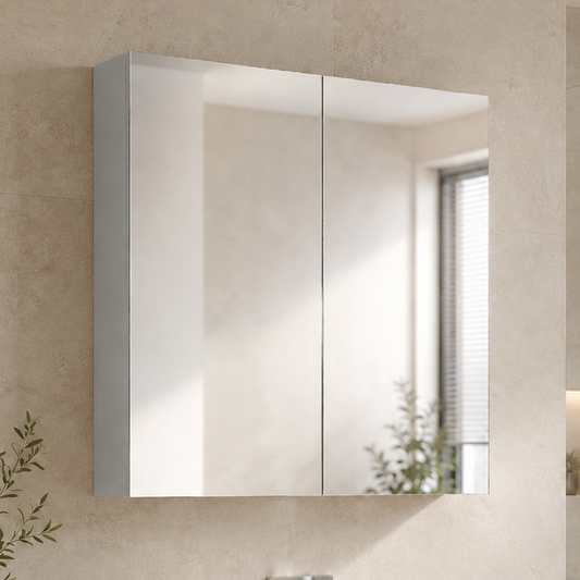 750mm Double Door Mirror Cabinet