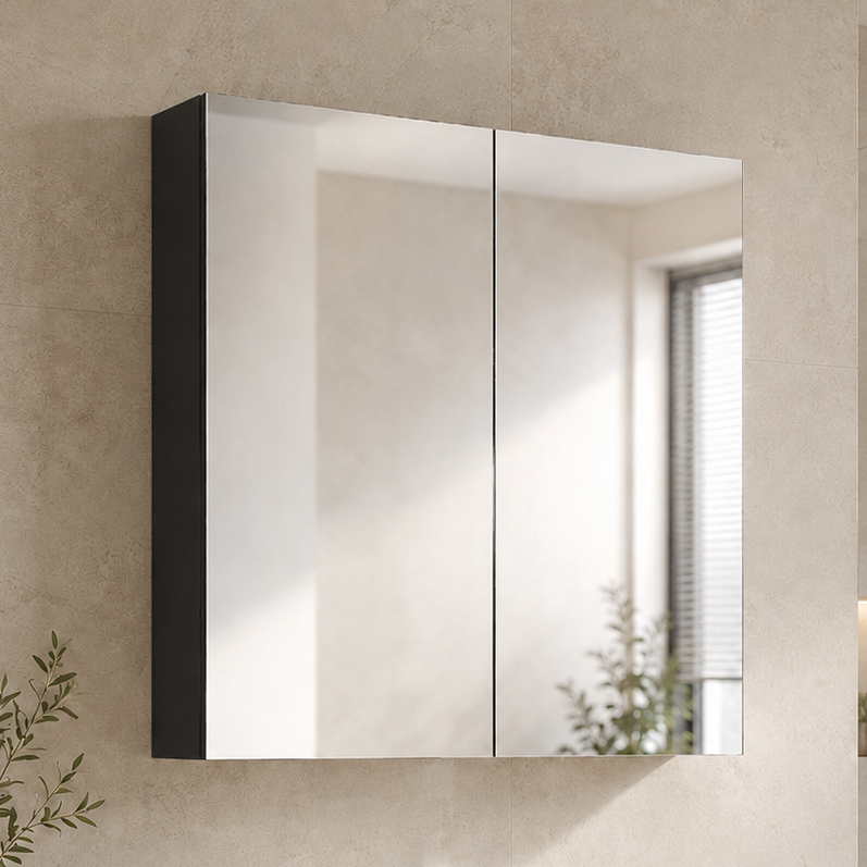 750mm Double Door Mirror Cabinet
