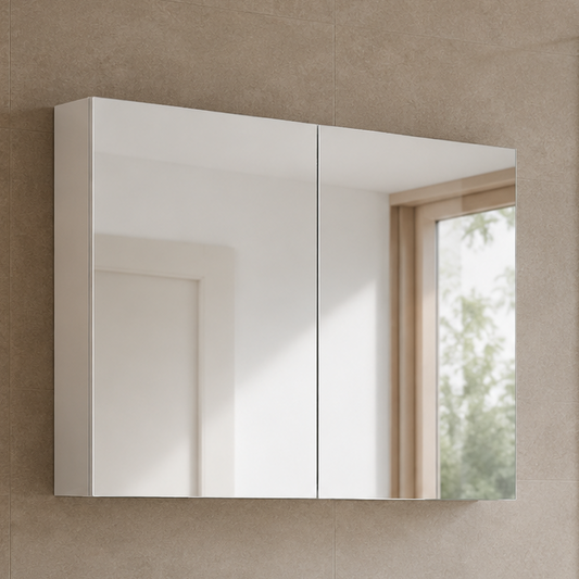 900mm Mirror Cabinet Storage Unit