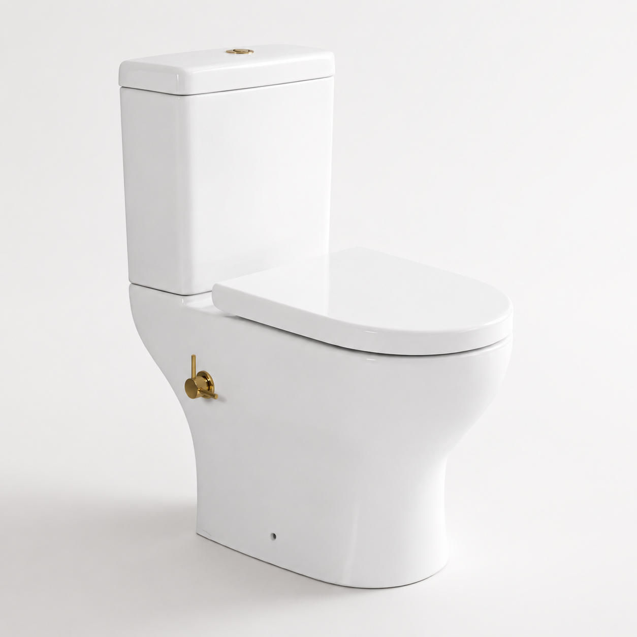 018 Round Close Coupled Bidet Toilet