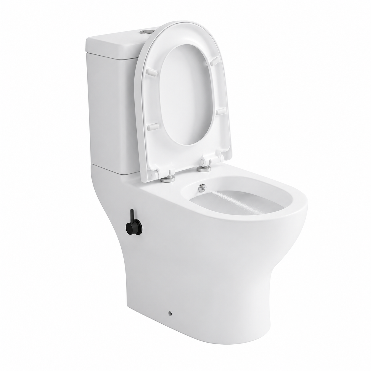 018 Round Close Coupled Bidet Toilet