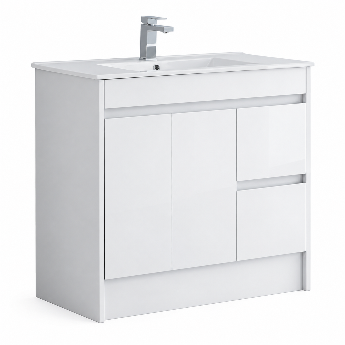900mm Floor Standing Vanity Unit with Basin