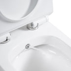 D-Shape Semi Comfort Height Rimless Close Coupled Bidet Toilet