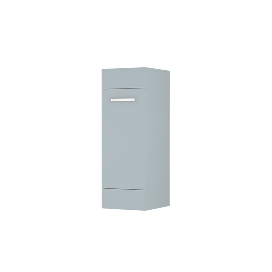 300mm 1 door storage Unit Light Grey High Gloss