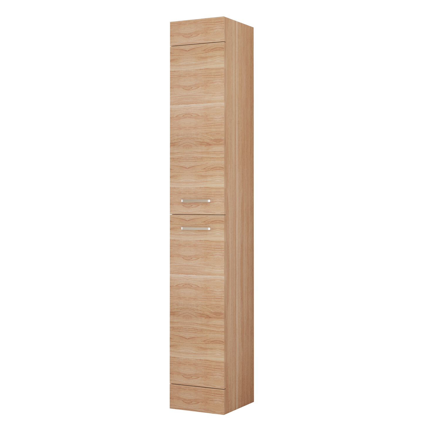 300 mm Tall Unit Matt Oak Bathroom Storage