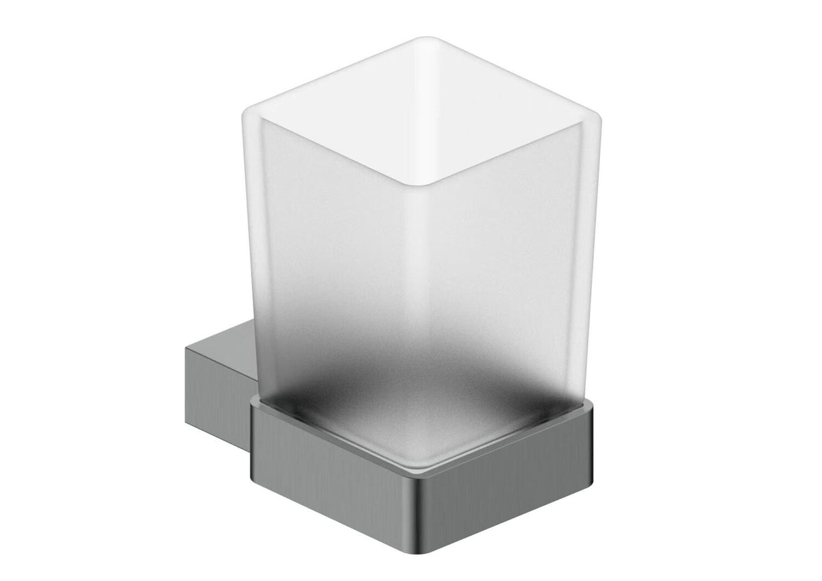 Scalia Brushed Brass Tumbler Holder