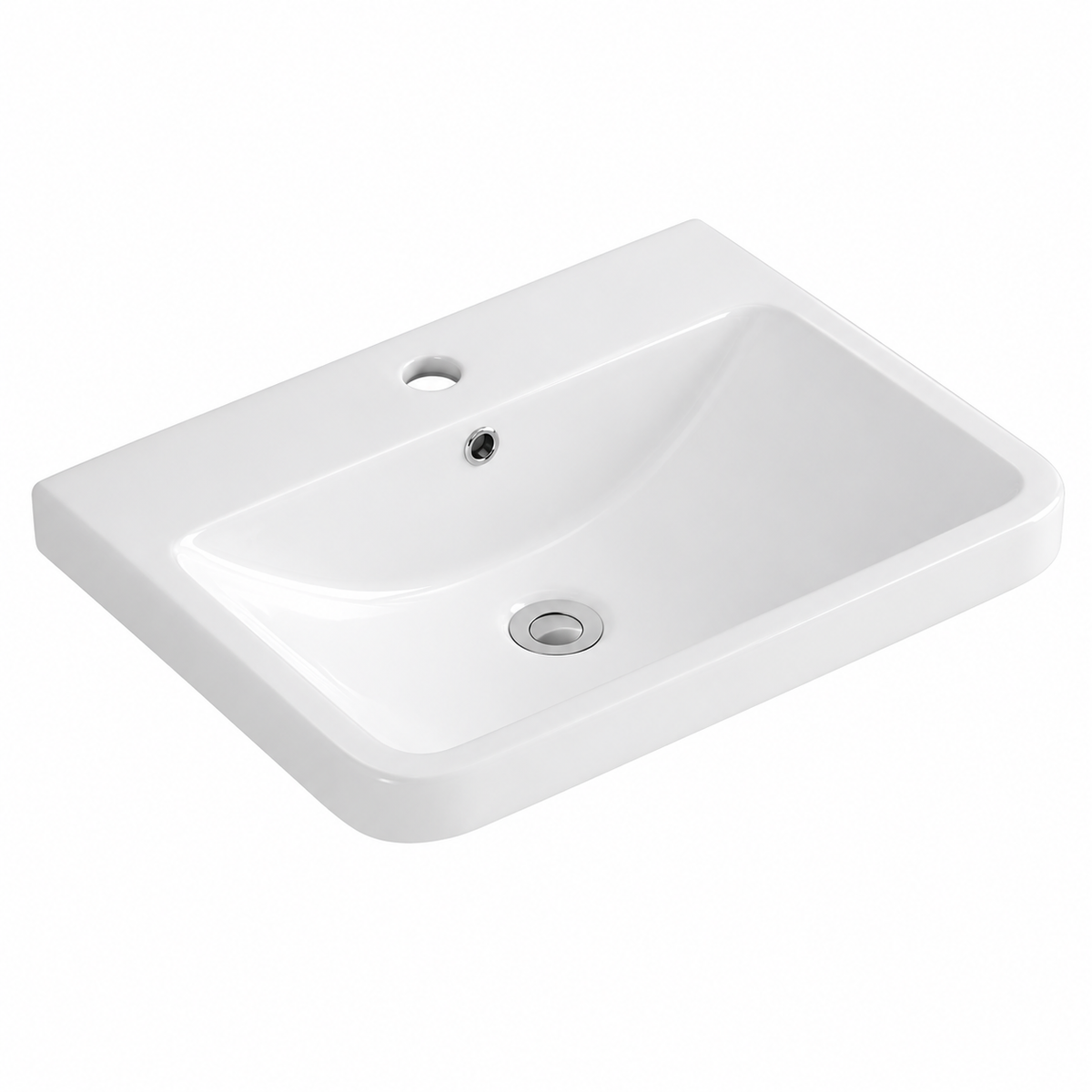 500mm Curved Vanity Basin