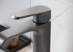 Nevada Gun Metal Brushed Basin Mixer Tap