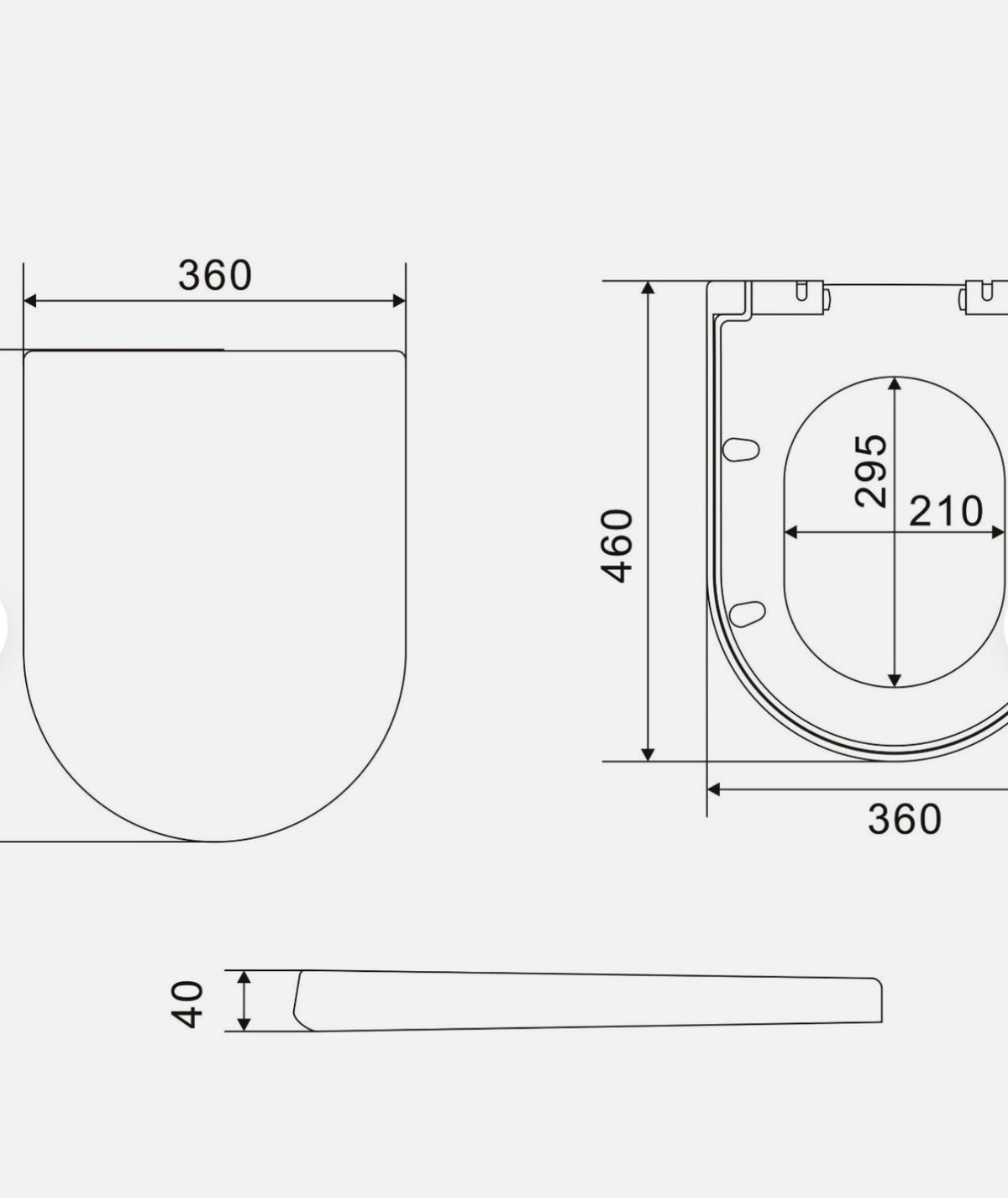 Soft closing quick release Toilet seat