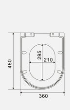 Soft closing quick release Toilet seat
