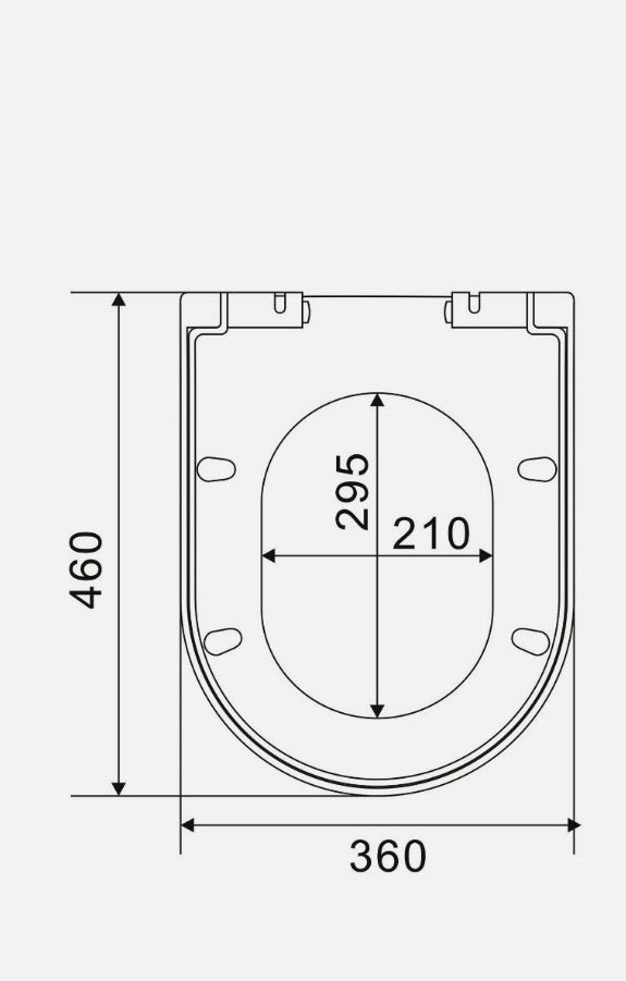 Soft closing quick release Toilet seat
