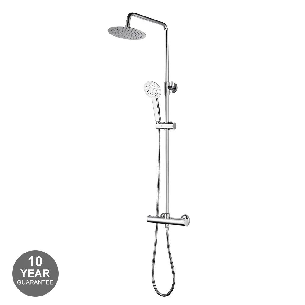 Islington Round Thermostatic Shower Set Chrome Finish