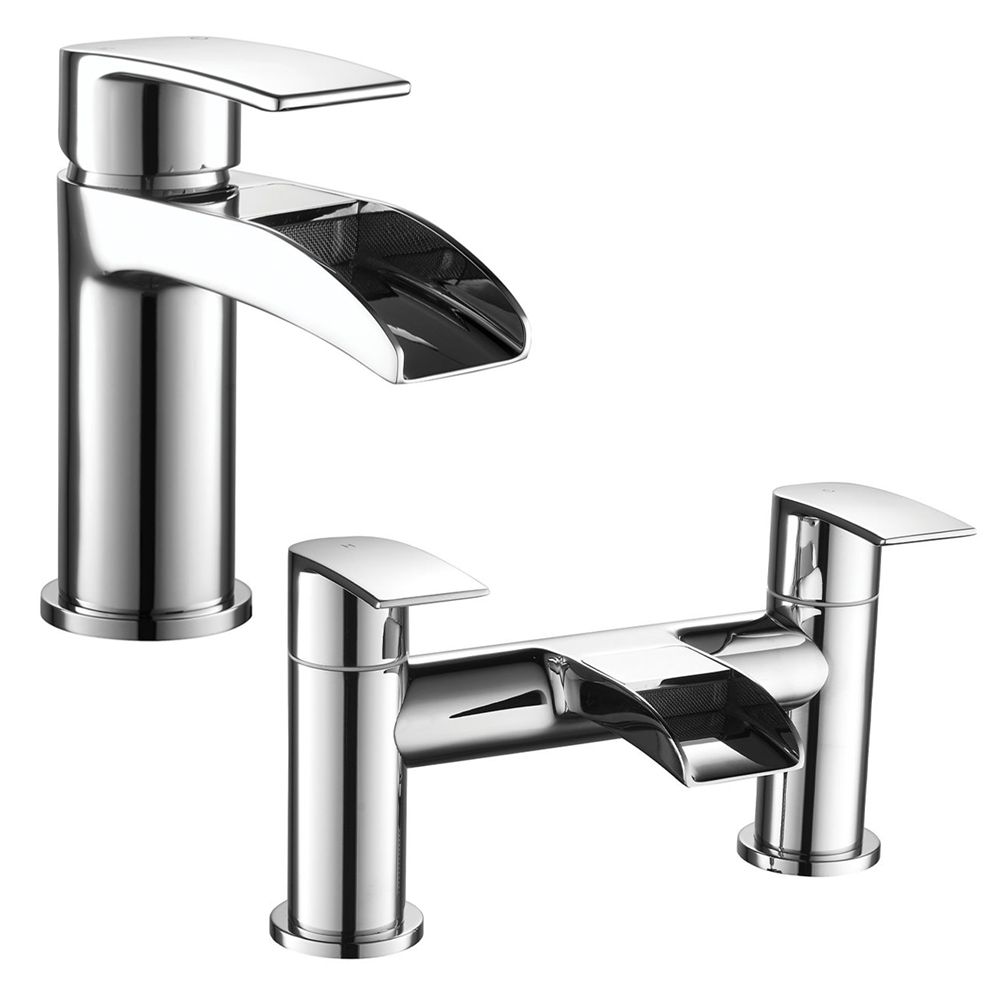 Knightsbridge Basin Mixer Tap & Bath Filler set