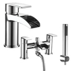 Knightsbridge Basin Mixer Tap & Bath Shower Mixer set