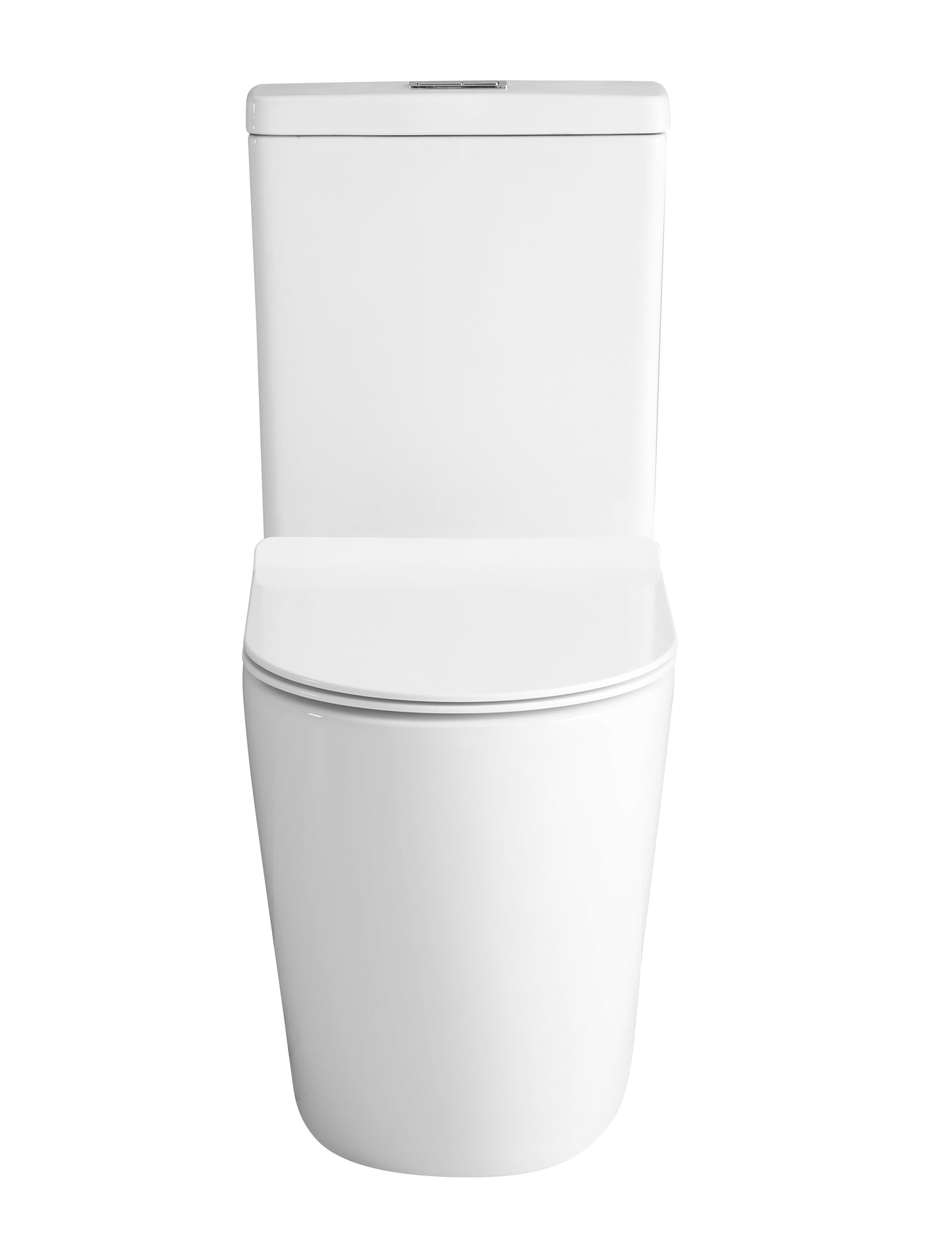 027 Closed Coupled White Gloss WC Toilet Incl. Soft Closing Seat