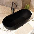 1700 x740 mm Free Standing Bath Black Matt Finish