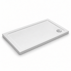 Low Profile Rectangular Shower Tray - White